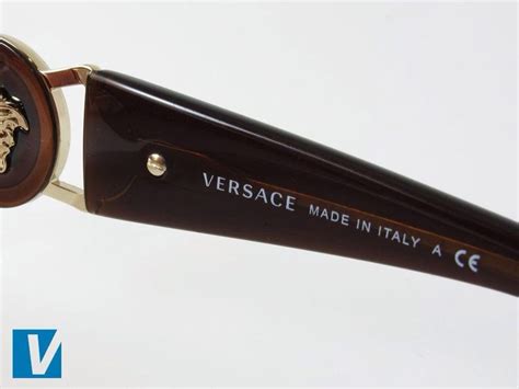 how to tell fake versace glasses|is versus versace real.